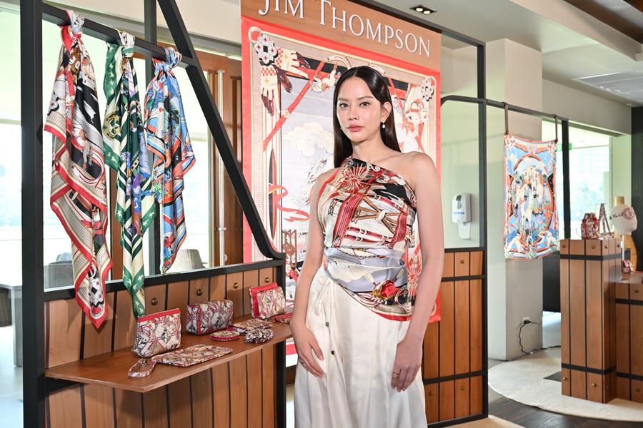 Bangkok Inspired Printed Square Scarf – Thailand