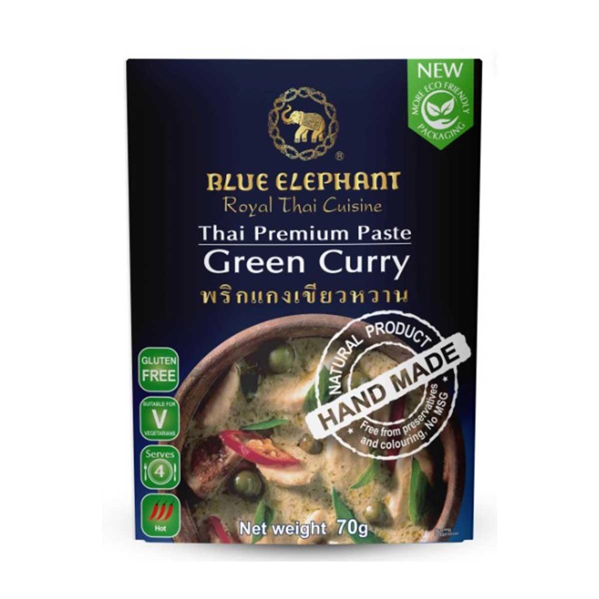 BLUE ELEPHANT Thai Green Curry Paste – 70g