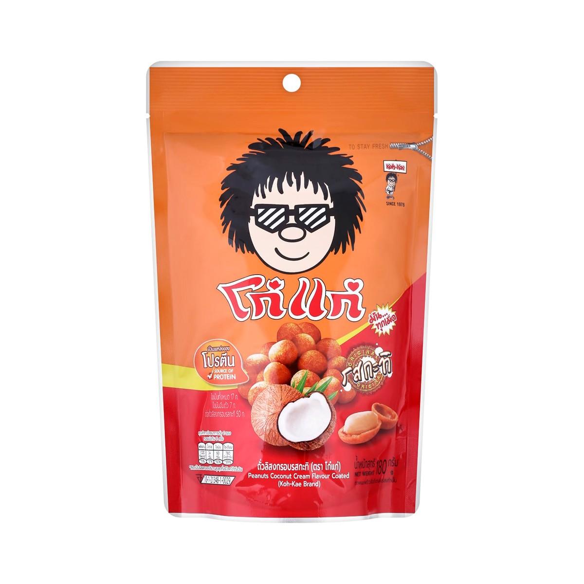 KOH-KAE Coconut Cream Flavour Coated Peanuts – 180g