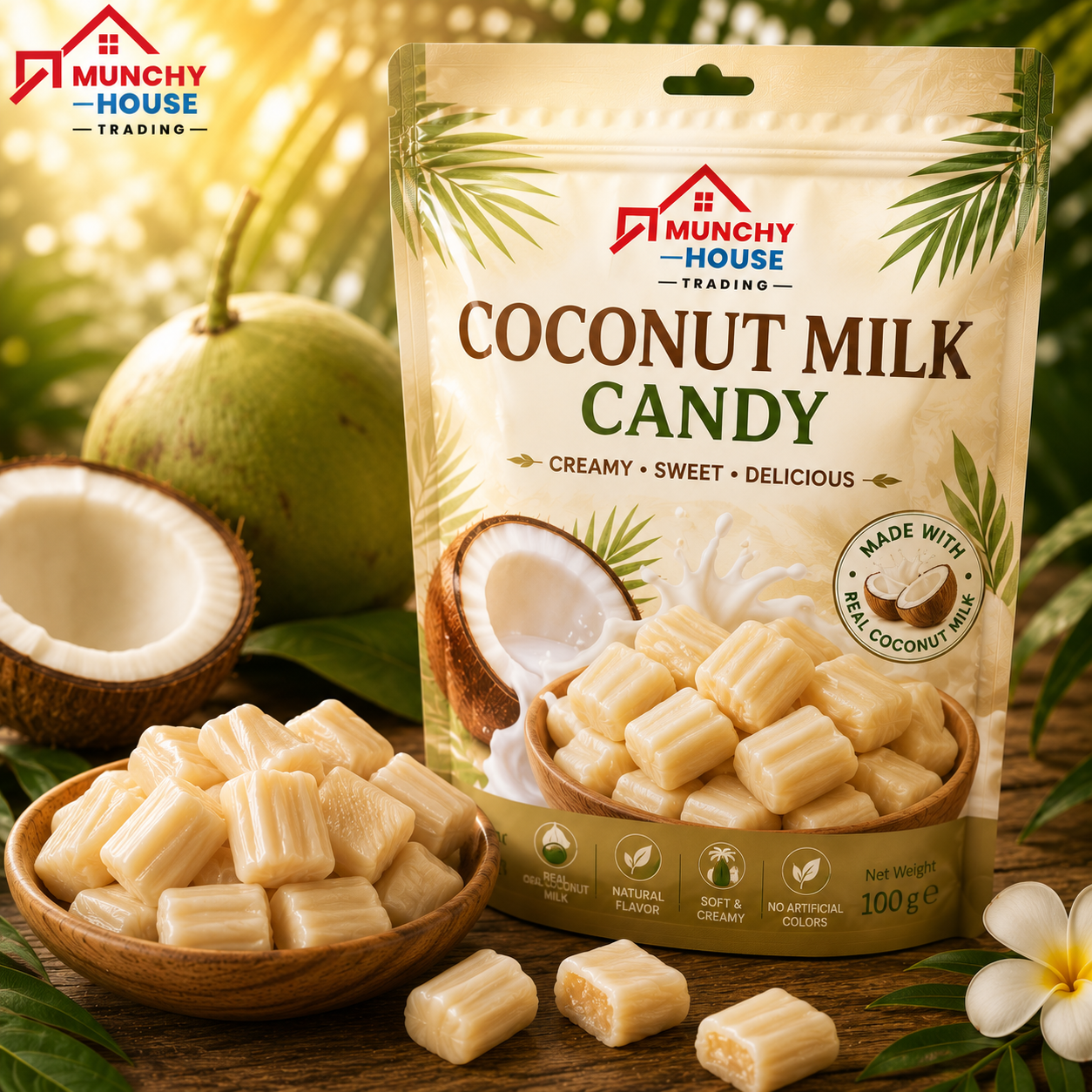 Munchy House Trading Premium Coconut Milk Candy