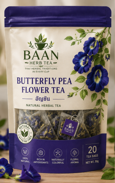 Butterfly Pea Flower Herbal Tea – Natural Thai Herbal Infusion