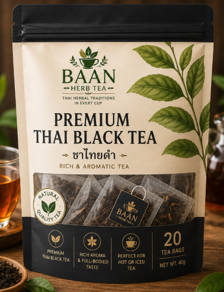 Premium Thai Black Tea – Rich & Aromatic Tea Bags