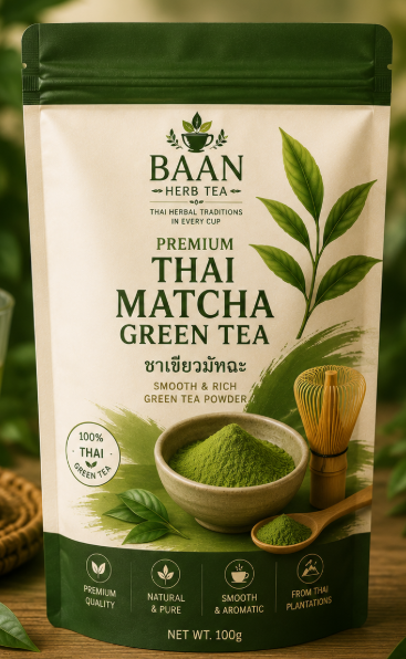 Premium Thai Matcha Green Tea – Smooth & Rich Green Tea Powder