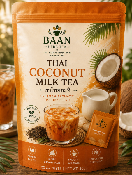 Thai Coconut Milk Tea – Creamy & Aromatic Thai Tea Blend