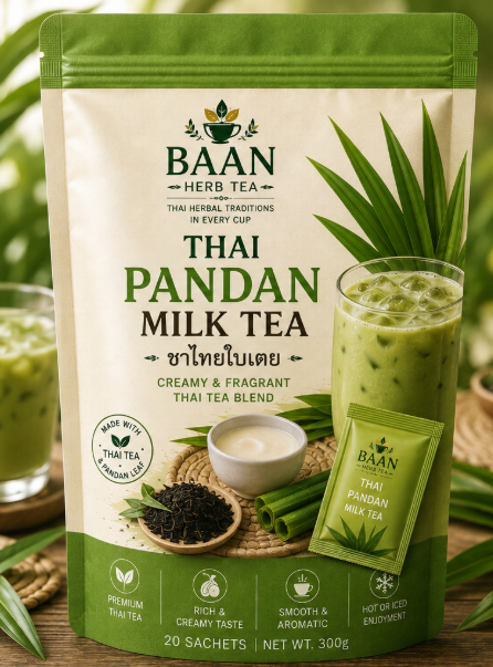 Thai Pandan Milk Tea – Creamy & Fragrant Thai Tea Blend