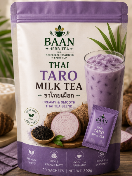 Thai Taro Milk Tea – Creamy & Smooth Instant Thai Tea Blend