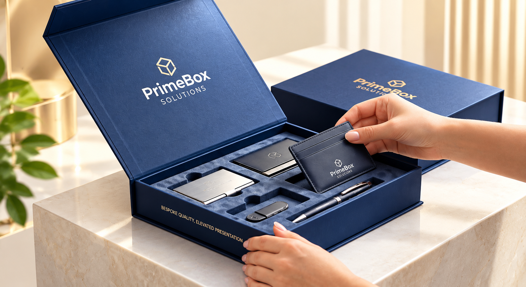 Custom Luxury Rigid Magnetic Closure Gift Box for Corporate & Retail Packaging
