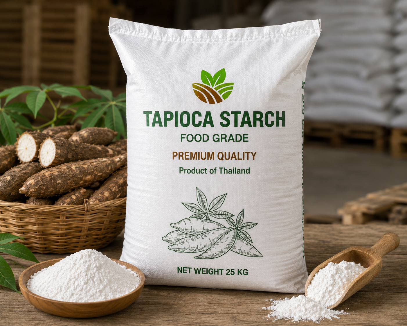 Premium Thai Native Tapioca Starch – Food Grade