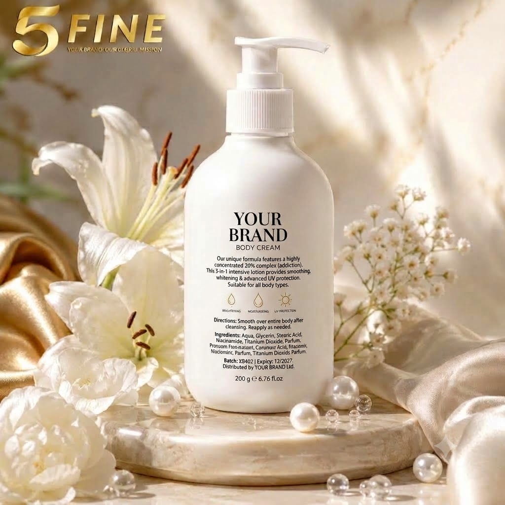 OEM Body Cream – Custom Private Label Moisturizing & Brightening Body Cream