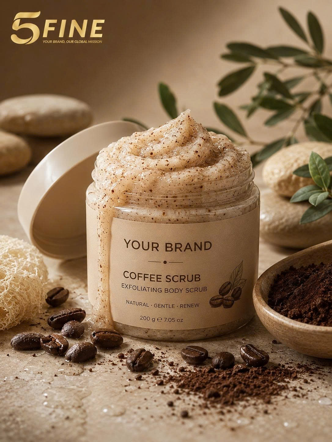 OEM Coffee Body Scrub – Exfoliating & Smoothing Body Care Scrub