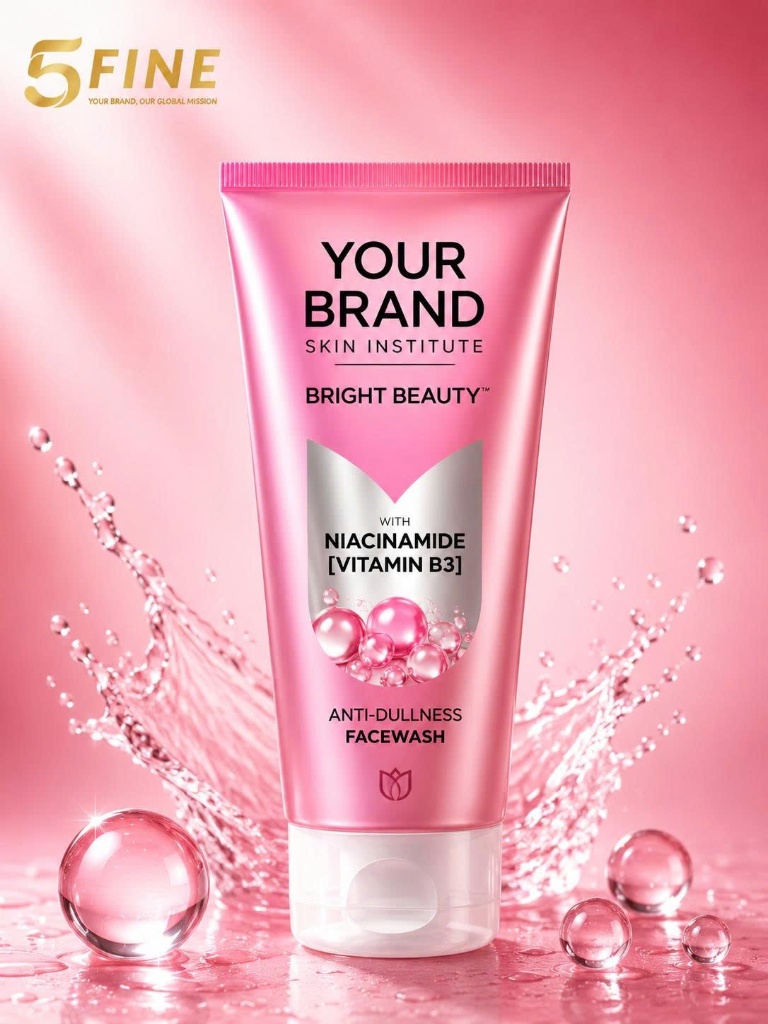 OEM Niacinamide Face Wash – Brightening & Anti-Dullness Facial Cleanser