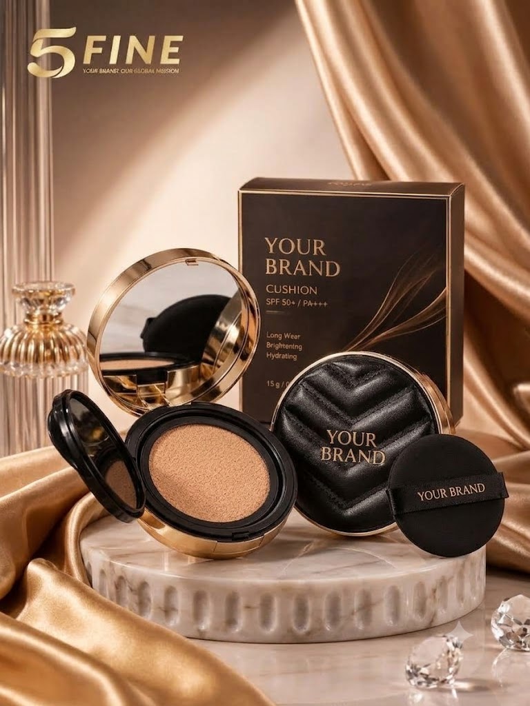 OEM Premium Cushion Foundation – Custom Private Label Long-Wear Cushion