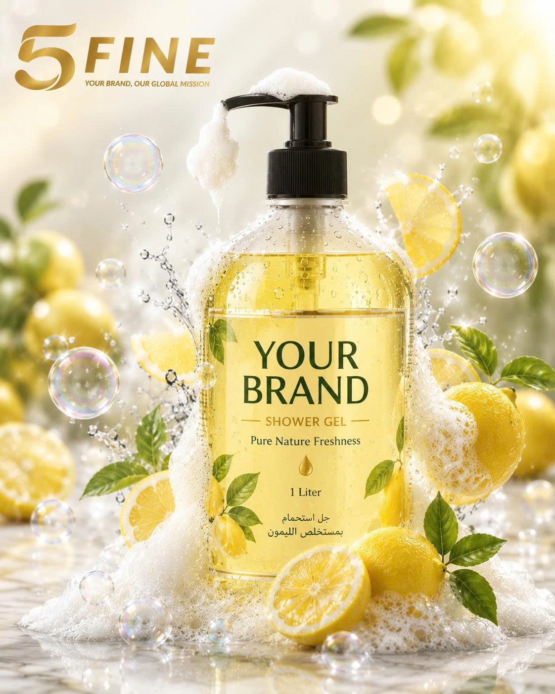 OEM Shower Gel – Custom Private Label Refreshing Body Wash