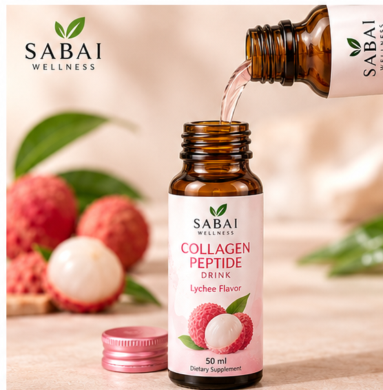 SABAI WELLNESS Collagen Peptide Drink (Lychee Flavor)