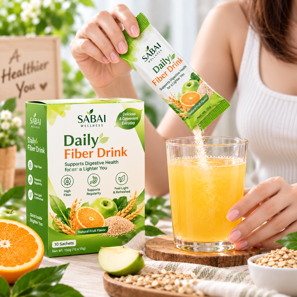 Sabai Wellness Daily Fiber Drink