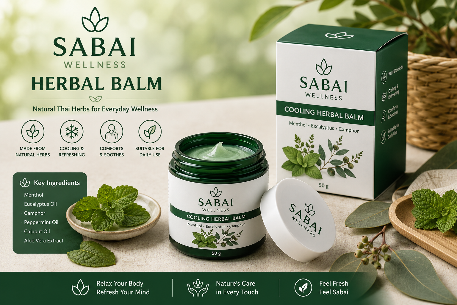 SABAI WELLNESS Herbal Balm