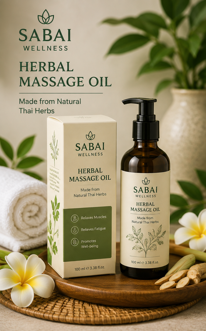 SABAI WELLNESS Herbal Massage Oil